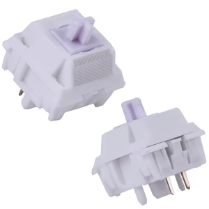 Chilkey 35pcs Morandi 5-Pin Linear Mechanical Keyboard Switches for Mechanical Keyboard, Focused Bottom-Out Feedback and Crisp, High-Transmittance PMMA Light Guide, Even RGB Illumination Chilkey 35pcs Morandi 5-Pin Linear Mechanical Keyboard Switches for Mechanical Keyboard, Focused Bottom-Out Feedback and Crisp, High-Transmittance PMMA Light Guide, Even RGB Illumination