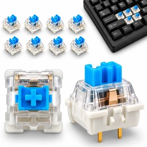 72PCS Blue Mechanical Keyboard Switches: Pre-lubed Clickers for 3D Prints | 3/5 Pin Compatible Dustproof and Waterproof Tactile Clicky Key Switch DIY Replacement with Switch Puller for Gaming Keyboard 72PCS Blue Mechanical Keyboard Switches: Pre-lubed Clickers for 3D Prints | 3/5 Pin Compatible Dustproof and Waterproof Tactile Clicky Key Switch DIY Replacement with Switch Puller for Gaming Keyboard