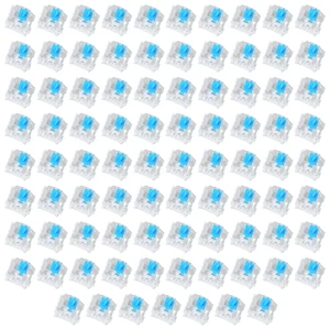 87 Pieces Blue Mechanical Keyboard Switches, 3 Pin Pre-Lubricated Clicky Key Switches, Dustproof and Waterproof Keyboard Accessories for Mechanical Gaming Keyboard 87 Pieces Blue Mechanical Keyboard Switches, 3 Pin Pre-Lubricated Clicky Key Switches, Dustproof and Waterproof Keyboard Accessories for Mechanical Gaming Keyboard