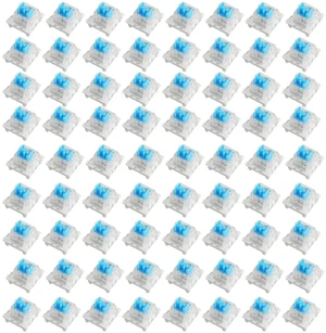 Keyboard Switches 72PCS 3-Pin Clicky Clickers for 3D Prints | For Mechanical Gaming & Typing, Pre-Lubricated 3-Pin Clicky Switches, Dustproof, Transparent Housing, Includes Keycap Puller Keyboard Switches 72PCS 3-Pin Clicky Clickers for 3D Prints | For Mechanical Gaming & Typing, Pre-Lubricated 3-Pin Clicky Switches, Dustproof, Transparent Housing, Includes Keycap Puller
