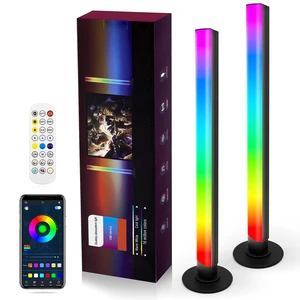 Smart Light Bar, RGB IC LED Lights Bars for Living Room Gaming TV Backlight | Remote and App Control, 16 Million Color Changing, 213 Preset, Dynamic Music Sync, Timing, Multiple Placement Options Smart Light Bar, RGB IC LED Lights Bars for Living Room Gaming TV Backlight | Remote and App Control, 16 Million Color Changing, 213 Preset, Dynamic Music Sync, Timing, Multiple Placement Options