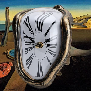 Melting Clock, Salvador Dali Watch Melted Clock for Decorative Home Office Shelf Desk Table Funny Creative GiftRome Antique Gold Melting Clock, Salvador Dali Watch Melted Clock for Decorative Home Office Shelf Desk Table Funny Creative GiftRome Antique Gold