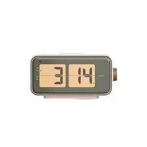 Retro Flip Clock, Battery Powered, Alarm/Snooze, Wall/Desk (Mocha) | Dial Button, Auto Flip Alarm Clock, Auto Brightness Control, AM/PM, Home Decor Ideal for Home Office Hotel Café Retro Flip Clock, Battery Powered, Alarm/Snooze, Wall/Desk (Mocha) | Dial Button, Auto Flip Alarm Clock, Auto Brightness Control, AM/PM, Home Decor Ideal for Home Office Hotel Café