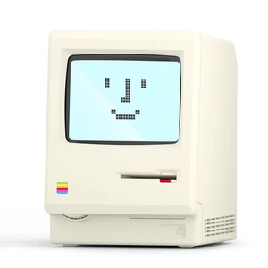 Maclock WB-8 Retro Pixel Alarm Clock | 1984 Retro Design, Pixel LCD, 5 Alarm Modes, Dimmer, Floppy Prop, USB-C Rechargeable Nostalgic Desk Gift Maclock WB-8 Retro Pixel Alarm Clock | 1984 Retro Design, Pixel LCD, 5 Alarm Modes, Dimmer, Floppy Prop, USB-C Rechargeable Nostalgic Desk Gift