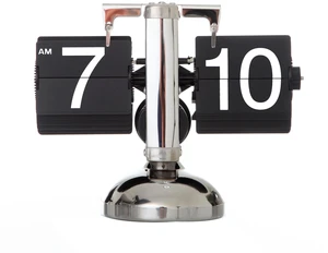Flip Clock,Retro Flip Down Clock Mechanical Digital Flip Desk Clocks Internal Gear Operated Flipping Down Clocks Battery Powered for Home Office Décor Flip Clock,Retro Flip Down Clock Mechanical Digital Flip Desk Clocks Internal Gear Operated Flipping Down Clocks Battery Powered for Home Office Décor