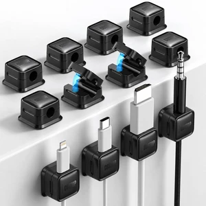 12 Pack Cord Organizer Magnetic Cable Clip Adhesive Wire Management 1s Lock aprx 0.3in Cable Compatible,Strong Adheive Wire Holder Keeper,Easy Open Phone Charger Holder for Car Desk Nightstand Office 12 Pack Cord Organizer Magnetic Cable Clip Adhesive Wire Management 1s Lock aprx 0.3in Cable Compatible,Strong Adheive Wire Holder Keeper,Easy Open Phone Charger Holder for Car Desk Nightstand Office