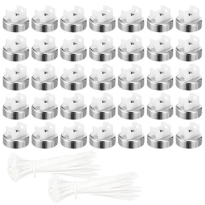 Magnetic Cable Zip Tie Mounts Kit, 50 Pcs Holders with 200 Pcs Cable Ties, Heavy-Duty Magnetic Wire Management for Desk, Office, Home, Automotive, Marine, Multipurpose Cable Clips Organizers, Silver Magnetic Cable Zip Tie Mounts Kit, 50 Pcs Holders with 200 Pcs Cable Ties, Heavy-Duty Magnetic Wire Management for Desk, Office, Home, Automotive, Marine, Multipurpose Cable Clips Organizers, Silver