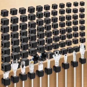 80 Pack Black Magnetic Cable Clips, Cord Organizer, Cable Management | Smooth Cable Straps & Wire Holder Keeper, Adhesive Backing, for Office, Home, Desk, Nightstand, Car Organization 80 Pack Black Magnetic Cable Clips, Cord Organizer, Cable Management | Smooth Cable Straps & Wire Holder Keeper, Adhesive Backing, for Office, Home, Desk, Nightstand, Car Organization