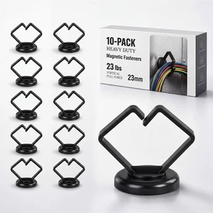 10 Pack Magnetic Cable Holder 23lbs Heavy Duty Zip Tie Mount | 7/8" Base, Magnetic Cable Organizer Clip, Scratch-free Wire Management for Home Office Desk Server Rack Marine Electrical 10 Pack Magnetic Cable Holder 23lbs Heavy Duty Zip Tie Mount | 7/8" Base, Magnetic Cable Organizer Clip, Scratch-free Wire Management for Home Office Desk Server Rack Marine Electrical