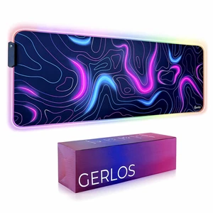 RGB Gaming Mouse Pad, Large LED Desk Mat for Gamer, 31.5" x 11.8" | Extended Size Design, Superior Micro-Weave Cloth, Non-Slip Rubber Base, Durable Stitched Edges, Water-Resistant Coating RGB Gaming Mouse Pad, Large LED Desk Mat for Gamer, 31.5" x 11.8" | Extended Size Design, Superior Micro-Weave Cloth, Non-Slip Rubber Base, Durable Stitched Edges, Water-Resistant Coating
