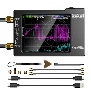Nanovna-H Vector Network Analyzer,Upgraded HW3.7 9KHz-1.5GHz MF HF VHF UHF Antenna Analyzer, Measuring S Parameters, Voltage Standing Wave Ratio,Phase,Delay,Smith Chart,Support Data Storage Nanovna-H Vector Network Analyzer,Upgraded HW3.7 9KHz-1.5GHz MF HF VHF UHF Antenna Analyzer, Measuring S Parameters, Voltage Standing Wave Ratio,Phase,Delay,Smith Chart,Support Data Storage