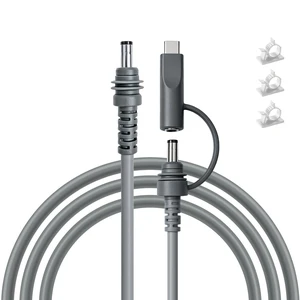 Starlink Mini Cable Replacement, 10ft Starlink Mini DC Power Cable | 18AWG Waterproof Starlink Power Cord, 2-in-1, DC to DC, Starlink USB C Power Cable, Work with 100W+PD Source, for RV, Camping Starlink Mini Cable Replacement, 10ft Starlink Mini DC Power Cable | 18AWG Waterproof Starlink Power Cord, 2-in-1, DC to DC, Starlink USB C Power Cable, Work with 100W+PD Source, for RV, Camping