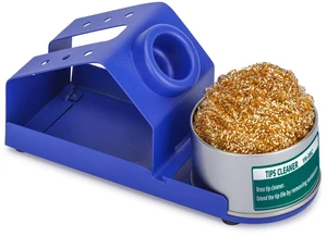 M-2 Soldering Iron Holder, Heat-resistant Tip Cleaner with Brass Wool Tip Cleaner and Cleaning Sponge for Stable Soldering Iron Storage and Cleaning M-2 Soldering Iron Holder, Heat-resistant Tip Cleaner with Brass Wool Tip Cleaner and Cleaning Sponge for Stable Soldering Iron Storage and Cleaning