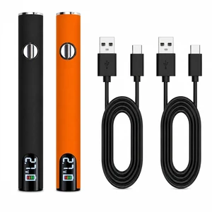 2Pcs Portable Cordless Soldering Iron Pen, 510 Threaded Soldering Tools with LED Display,3-Level Temperature Control 200450°C,650mAh Solder Iron for Electronics Repair, DIY(Black & Orange) 2Pcs Portable Cordless Soldering Iron Pen, 510 Threaded Soldering Tools with LED Display,3-Level Temperature Control 200450°C,650mAh Solder Iron for Electronics Repair, DIY(Black & Orange)
