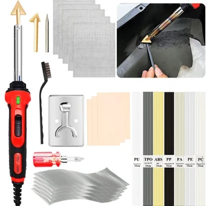 100W Plastic Welder, 2-in-1 Plastic Welding Kit with Soldering Iron Tips & 56Pcs Rods, 3-Speed Temperature Control Soldering Iron Gun, Professional Surface Repair Tool for Car Bumper,Dashboard, Kayak 100W Plastic Welder, 2-in-1 Plastic Welding Kit with Soldering Iron Tips & 56Pcs Rods, 3-Speed Temperature Control Soldering Iron Gun, Professional Surface Repair Tool for Car Bumper,Dashboard, Kayak
