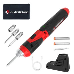 4V Cordless Soldering Iron Kit, Rechargeable Soldering Iron with 2000mAH Rapid Heat Lithium-Ion Battery, LED Spotlight & Solder Tips, Professional Portable Welding Tool for DIY and Home Use 4V Cordless Soldering Iron Kit, Rechargeable Soldering Iron with 2000mAH Rapid Heat Lithium-Ion Battery, LED Spotlight & Solder Tips, Professional Portable Welding Tool for DIY and Home Use