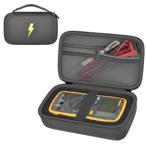 Case Compatible for Fluke 17B+/15B+/ 17B/ 15B/ /177/179/ 113/114/ 115/116 | Double Zipper, DIY Removable Foam Fit More Digital Multimeter 115/116/ 117/87V/ 88V,Elastic Strap, Mesh, Case Only, Grey Case Compatible for Fluke 17B+/15B+/ 17B/ 15B/ /177/179/ 113/114/ 115/116 | Double Zipper, DIY Removable Foam Fit More Digital Multimeter 115/116/ 117/87V/ 88V,Elastic Strap, Mesh, Case Only, Grey