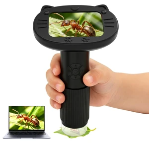 100x-1200x Digital Microscope for Kids Age 4-12, Handheld Microscope with 2.4 IPS Screen, STEM Educational Toy, Ideal Gift for Boys Girls for Birthday, Christmas, Black 100x-1200x Digital Microscope for Kids Age 4-12, Handheld Microscope with 2.4 IPS Screen, STEM Educational Toy, Ideal Gift for Boys Girls for Birthday, Christmas, Black