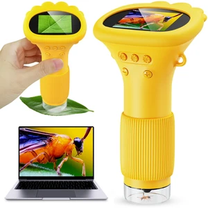 Kids Microscope 1000X Portable Microscope for Kids, Photo & Video Miniscope Pocket Microscope Gifts, 2'' Digital Screen 2026 for Boys Girls Age 3-12 Kids Microscope 1000X Portable Microscope for Kids, Photo & Video Miniscope Pocket Microscope Gifts, 2'' Digital Screen 2026 for Boys Girls Age 3-12