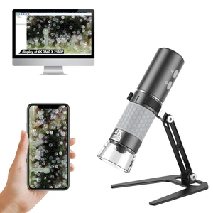 4K WiFi Microscope, Upgraded Stand for iPhone Android PC, 50-1000X USB Digital Microscope, HD Endoscope Camera, Compatible with All Devices, Wide Angle, Long Focal Length, Reliable Service 4K WiFi Microscope, Upgraded Stand for iPhone Android PC, 50-1000X USB Digital Microscope, HD Endoscope Camera, Compatible with All Devices, Wide Angle, Long Focal Length, Reliable Service