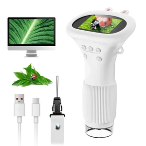 Microscope for Kids, 2" IPS Screen 1000X Handheld Digital Microscopes HD Pocket Portable Mini USB Microscope Camera, PC Compatible, Science Edu Fun Birthday Gifts Toys for Children Students Microscope for Kids, 2" IPS Screen 1000X Handheld Digital Microscopes HD Pocket Portable Mini USB Microscope Camera, PC Compatible, Science Edu Fun Birthday Gifts Toys for Children Students