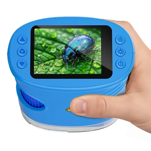 Kids Microscope 2.0" Screen 1000X Digital Microscope for Kids, Mini Pocket Handheld Microscopes for Children Birthday Festival Gift, Science Education Fun Toys for Boys Girls Ages 4-12 (Blue) Kids Microscope 2.0" Screen 1000X Digital Microscope for Kids, Mini Pocket Handheld Microscopes for Children Birthday Festival Gift, Science Education Fun Toys for Boys Girls Ages 4-12 (Blue)