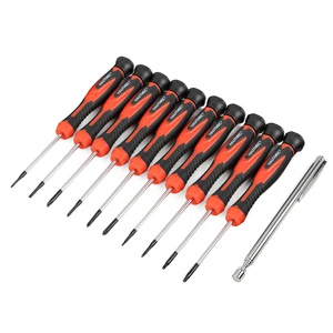 11-PCS Precision Screwdriver Set with Telescoping Magnetic Pickup Tool, Magnetic Small Screwdrivers with Phillips, Slotted,Torx Star,Cr-V Steel, Mini Screw Drivers for Eyeglass, Watch,Phone 11-PCS Precision Screwdriver Set with Telescoping Magnetic Pickup Tool, Magnetic Small Screwdrivers with Phillips, Slotted,Torx Star,Cr-V Steel, Mini Screw Drivers for Eyeglass, Watch,Phone