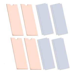 Laptop M.2 Heatsink Kit, Copper m.2 Heat Sink + Thermal pad 1mm 0.5mm for Cooling Laptop M.2 2280 SSD (4-Pack) Laptop M.2 Heatsink Kit, Copper m.2 Heat Sink + Thermal pad 1mm 0.5mm for Cooling Laptop M.2 2280 SSD (4-Pack)