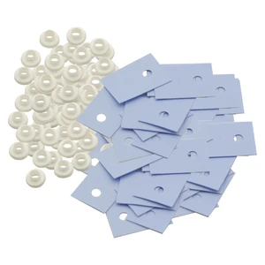 100Pcs TO-220 Transistor Plastic Insulation Washer + 100Pcs TO-220 Isolated Silicone Pad Sheet Strip 100Pcs TO-220 Transistor Plastic Insulation Washer + 100Pcs TO-220 Isolated Silicone Pad Sheet Strip