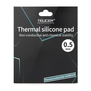Thermal Pad 14.8 W/mK, 120x120x0.5mm, Non Conductive Heat Resistance High Temperature Resistance, Silicone Thermal Pads for Laptop Heatsink GPU CPU LED Cooler (0.5mm) Thermal Pad 14.8 W/mK, 120x120x0.5mm, Non Conductive Heat Resistance High Temperature Resistance, Silicone Thermal Pads for Laptop Heatsink GPU CPU LED Cooler (0.5mm)