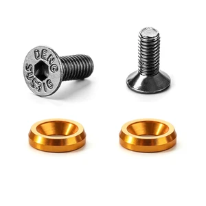 M3 Screws Decorative Kit, 10 PC M3 x 6mm Stainless Steel Screws with Golden Washers, M3 Hex Socket Head Computer Screws for Motherboard, 2.5" SSD, Radiator Fan Mounting as DIY PC Parts M3 Screws Decorative Kit, 10 PC M3 x 6mm Stainless Steel Screws with Golden Washers, M3 Hex Socket Head Computer Screws for Motherboard, 2.5" SSD, Radiator Fan Mounting as DIY PC Parts