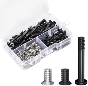 PC Computer Case Cooling Fan Screws Cross Recessed Head Self Tapping Screw M5x10 Black and Silver Case Fan Mount Screws Long Short Screws Kit PC Computer Case Cooling Fan Screws Cross Recessed Head Self Tapping Screw M5x10 Black and Silver Case Fan Mount Screws Long Short Screws Kit