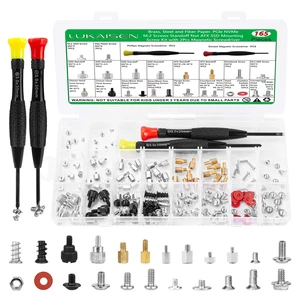 165Pcs M.2 NVMe SSD Screw Kit, Motherboard Standoffs PC Screw Set | Black/Silver PC Case Fan HDD Motherboard Screw Set with 2 Screwdrivers & Insulation Gaskets for Asus MSI Gigabyte Laptop 165Pcs M.2 NVMe SSD Screw Kit, Motherboard Standoffs PC Screw Set | Black/Silver PC Case Fan HDD Motherboard Screw Set with 2 Screwdrivers & Insulation Gaskets for Asus MSI Gigabyte Laptop