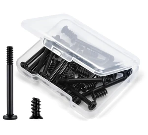 30PCS Computer PC Fan Screws Kit | Screws for Computer Cooling Fan Mount with Long & Short Tapping Stainless Steel (M5x10mm 15 Pcs / #6-32x30mm 15 Pcs) 30PCS Computer PC Fan Screws Kit | Screws for Computer Cooling Fan Mount with Long & Short Tapping Stainless Steel (M5x10mm 15 Pcs / #6-32x30mm 15 Pcs)