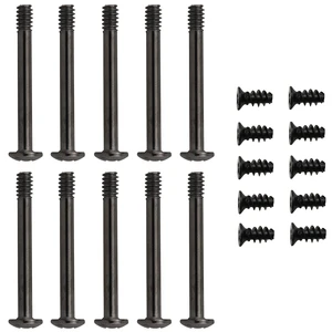 20PCS PC Fan Screw Kit Stainless Steel 10 Pcs 6-32 x 30mm Long Screws for Chassis Fan and Water Cooling 10 Pcs M5 x 10mm Flat Head Self Tapping Short Screws for Computer Cooling Installation 20PCS PC Fan Screw Kit Stainless Steel 10 Pcs 6-32 x 30mm Long Screws for Chassis Fan and Water Cooling 10 Pcs M5 x 10mm Flat Head Self Tapping Short Screws for Computer Cooling Installation