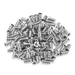 100 Silver Computer Case Fan Screws, M5x10mm Mounting Screws 100 Silver Computer Case Fan Screws, M5x10mm Mounting Screws