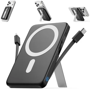 2026 Magnetic Portable Charger 10000mAh, 22.5W Power Bank Built in Cable | Foldable Stand,22.5W Fast Charging for Magsafe Battery Pack, LED Display, Travel Essential for iPhone 17/16/15/14/13/12 Pro 2026 Magnetic Portable Charger 10000mAh, 22.5W Power Bank Built in Cable | Foldable Stand,22.5W Fast Charging for Magsafe Battery Pack, LED Display, Travel Essential for iPhone 17/16/15/14/13/12 Pro