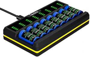 Smart 8 Bays LED Rapid Charger for Rechargeable Li-ion 123A, RCR123A, 16340, 17335 Battery and Arlo VMC3030 VMK3200 VMS3330 3430 3530 Battery (Batteries not Included) Smart 8 Bays LED Rapid Charger for Rechargeable Li-ion 123A, RCR123A, 16340, 17335 Battery and Arlo VMC3030 VMK3200 VMS3330 3430 3530 Battery (Batteries not Included)