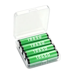 4-Slot 18650 Battery Case, Heavy Duty PC Protective Storage Holder, Water-Resistant Shockproof Battery Organizer Box for Flashlight, Travel, Outdoors 4-Slot 18650 Battery Case, Heavy Duty PC Protective Storage Holder, Water-Resistant Shockproof Battery Organizer Box for Flashlight, Travel, Outdoors