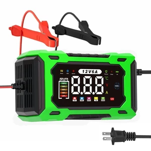 12V 6A Smart Battery Charger Maintainer, Fully Automatic Trickle Charger | MultiStage Charging & Comprehensive Safety Protection, for LeadAcid (AGM, GEL, SLA, Flooded, deepcycle) batteries 12V 6A Smart Battery Charger Maintainer, Fully Automatic Trickle Charger | MultiStage Charging & Comprehensive Safety Protection, for LeadAcid (AGM, GEL, SLA, Flooded, deepcycle) batteries