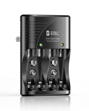 Smart Rapid AA AAA Charger for AA AAA 9V Rechargeable Batteries Ni-MH Ni-CD Rechargeable Batteries Smart Rapid AA AAA Charger for AA AAA 9V Rechargeable Batteries Ni-MH Ni-CD Rechargeable Batteries