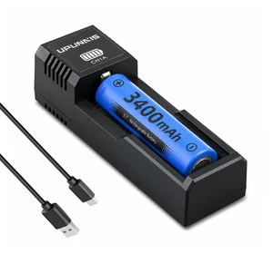 1 Bay USB LED Battery Charger 1pcs 3.7 3400mAh Button Top Battery Ni-MH, 1 Bay LED Smart Universal, Suitable for flashlights, Remote Controls, radios, Toys, Battery Charging 1 Bay USB LED Battery Charger 1pcs 3.7 3400mAh Button Top Battery Ni-MH, 1 Bay LED Smart Universal, Suitable for flashlights, Remote Controls, radios, Toys, Battery Charging