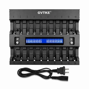 AA AAA Battery Charger,22 Bays Smart Universal LCD Display Battery Charger | 9V Battery Charger,For Team Users,Home,Karaoke,Security Dep.,Patrol Team,2-Year warranty AA AAA Battery Charger,22 Bays Smart Universal LCD Display Battery Charger | 9V Battery Charger,For Team Users,Home,Karaoke,Security Dep.,Patrol Team,2-Year warranty