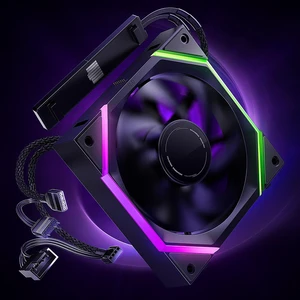Nyota Pro 120mm PC Fans ARGB PWM, Modular Daisy-Chain Design, Dual-Zone Asynchronous Lighting, 18 Addressable LEDs, 2000RPM High Airflow 61.5CFM, Low Noise 29dB, for PC Case & Liquid Cooler Nyota Pro 120mm PC Fans ARGB PWM, Modular Daisy-Chain Design, Dual-Zone Asynchronous Lighting, 18 Addressable LEDs, 2000RPM High Airflow 61.5CFM, Low Noise 29dB, for PC Case & Liquid Cooler