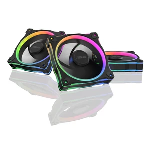 Prime MR120 ARGB Fan Black Triple Pack, 28mm Extra-Thick Frame, Quiet, high-Performance Cooling with PWM, 20 ARGB LEDs with Dual-Sided Frame Lighting, Aura Sync, 2 Year Warranty Prime MR120 ARGB Fan Black Triple Pack, 28mm Extra-Thick Frame, Quiet, high-Performance Cooling with PWM, 20 ARGB LEDs with Dual-Sided Frame Lighting, Aura Sync, 2 Year Warranty