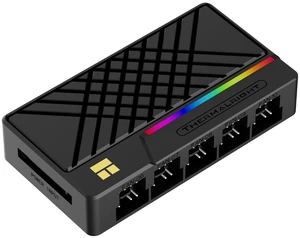 ARGB and Fan Hub X10 Black-10-port All-in-one Controller, Ultimate Motherboard Compatibility, Dual Upgrade for Cooling and Lighting(Black) ARGB and Fan Hub X10 Black-10-port All-in-one Controller, Ultimate Motherboard Compatibility, Dual Upgrade for Cooling and Lighting(Black)