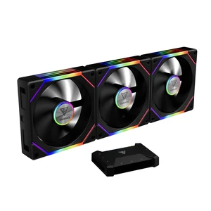 3 Pack 120mm Case Fan & 3 Reverse Blades & 1 USB Hub, ARGB PWM PC Fans with RGB Motherboards Sync, Daisy Chain via Cable Management, 30mm Thickness Case Fans with 75CFM Airflow with 2400RPM 3 Pack 120mm Case Fan & 3 Reverse Blades & 1 USB Hub, ARGB PWM PC Fans with RGB Motherboards Sync, Daisy Chain via Cable Management, 30mm Thickness Case Fans with 75CFM Airflow with 2400RPM