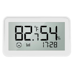 Zigbee Temperature Humidity Sensor with LCD Display, Indoor Thermometer Hygrometer for Home Assistant, Alexa (Hub Required), Remote Monitoring for Guitar Case, Humidor & Greenhouse, SZT04E_Z Zigbee Temperature Humidity Sensor with LCD Display, Indoor Thermometer Hygrometer for Home Assistant, Alexa (Hub Required), Remote Monitoring for Guitar Case, Humidor & Greenhouse, SZT04E_Z