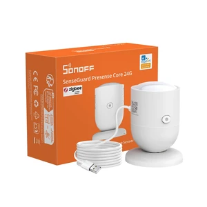 SNZB-06P24 Zigbee Presence Sensor, 24GHz mmWave & Light Sensor, Zone Positioning, Self-Learning Calibration, USB-C Powered, Works with Home Assistant, Alexa, SmartThings, Hub Required SNZB-06P24 Zigbee Presence Sensor, 24GHz mmWave & Light Sensor, Zone Positioning, Self-Learning Calibration, USB-C Powered, Works with Home Assistant, Alexa, SmartThings, Hub Required
