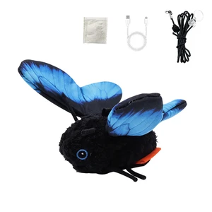 Interactive Cat Toy, Smart Flapping Wings Butterfly (No Flying | Automatic Cat Toys, Cat Nip Toys Cat, Touch Activated Rechargeable, Indoor Cats Self Play (Blue Butterfly) Interactive Cat Toy, Smart Flapping Wings Butterfly (No Flying | Automatic Cat Toys, Cat Nip Toys Cat, Touch Activated Rechargeable, Indoor Cats Self Play (Blue Butterfly)
